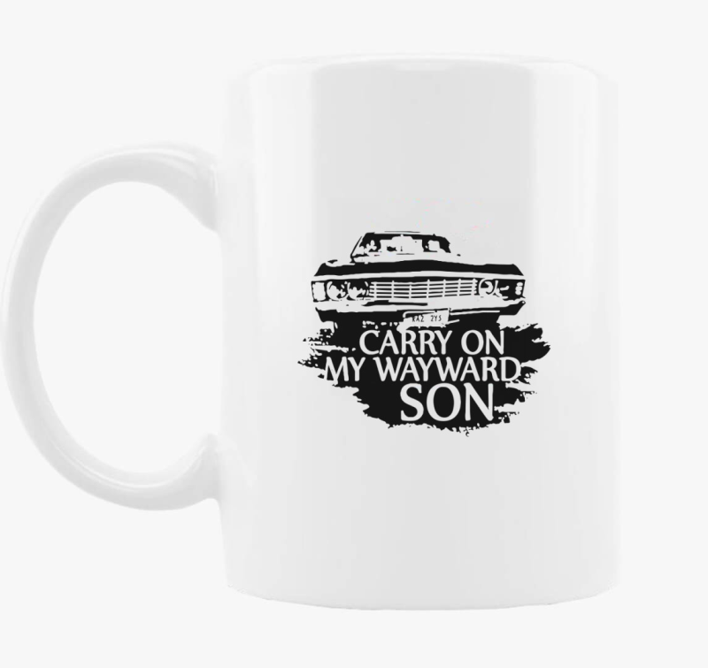 Carry on my wayward son skodelica