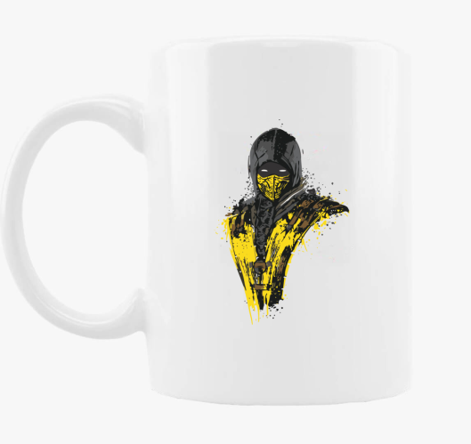 Mortal Kombat Scorpion Dotted ...