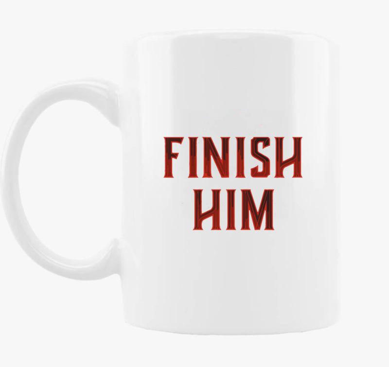 Mortal Kombat Finish Him skodelica