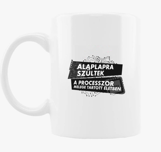 Alaplapra skodelica