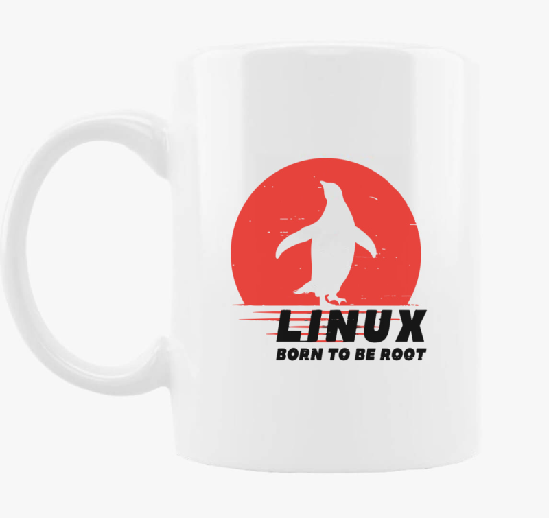 Linux born to be root skodelica
