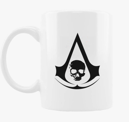 Black flag skodelica