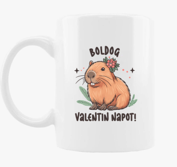 Capybara valentin skodelica