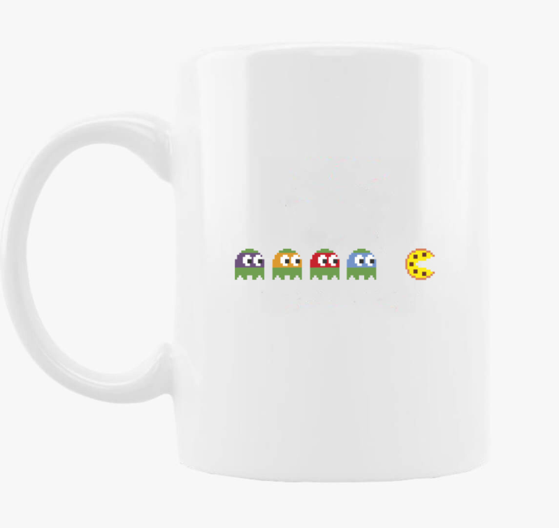 Pack Man Tini Nindzsa Harci pizza smešno skodelica