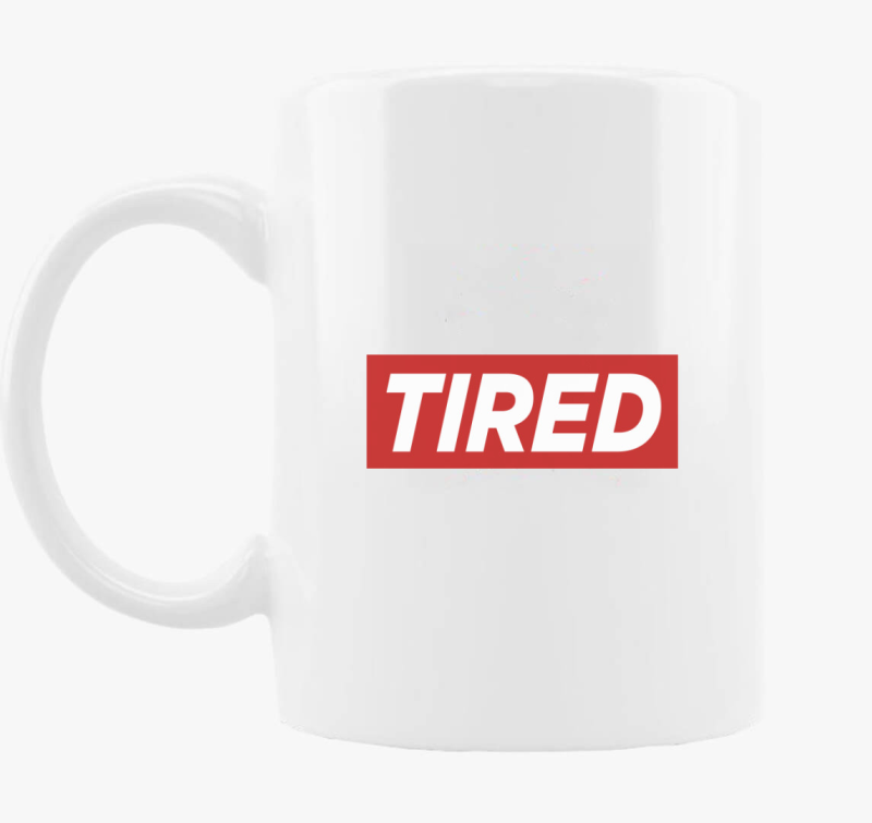 Tired divat skodelica