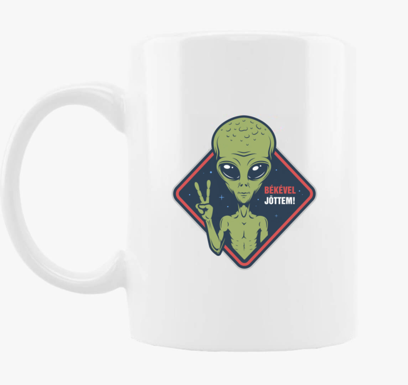 Ufo Alien divat skodelica