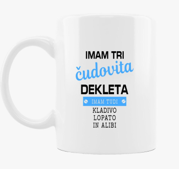 Imam čudovita dekleta - skodelica za očeta deklet