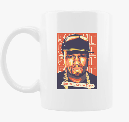 50 Cent hacker skodelica