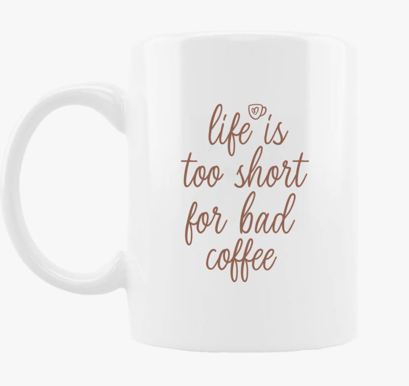 bad coffee skodelica