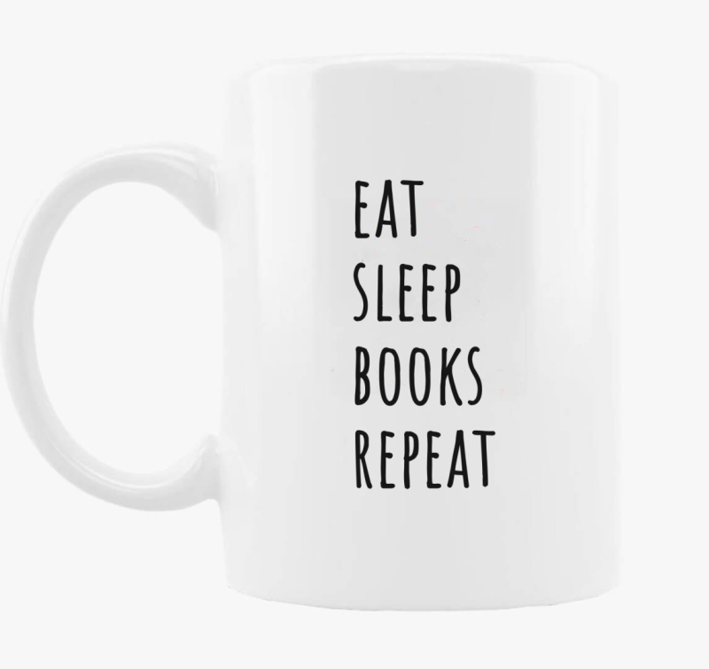 Eat Sleep Books skodelica