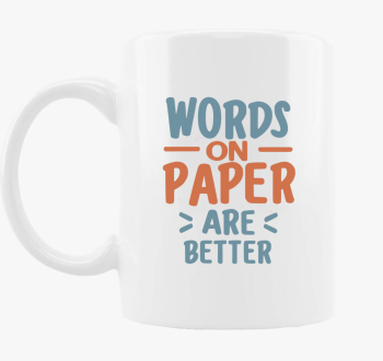 Paper books skodelica