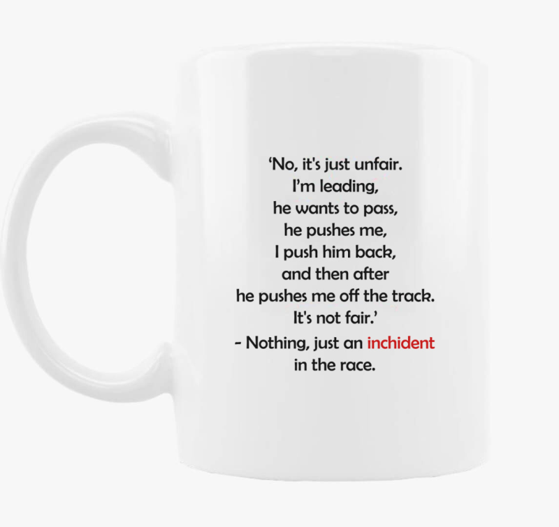 unfair inchident skodelica