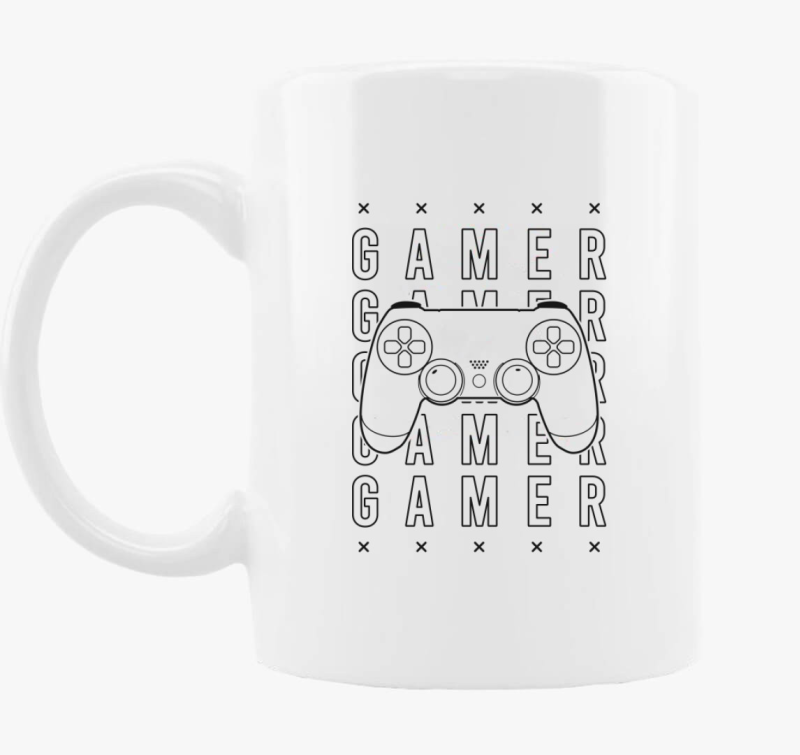 Gamer feliratos skodelica