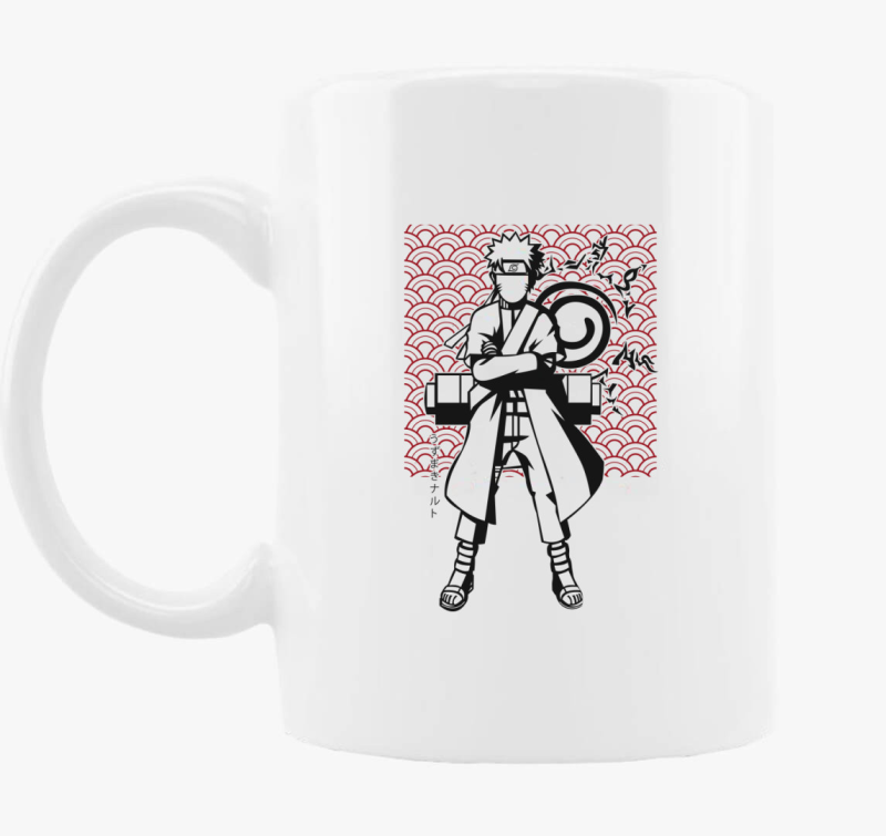 Naruto sziluett skodelica