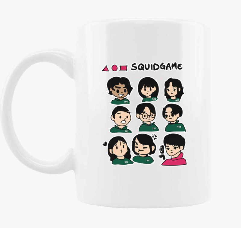 Squid game Chibi skodelica
