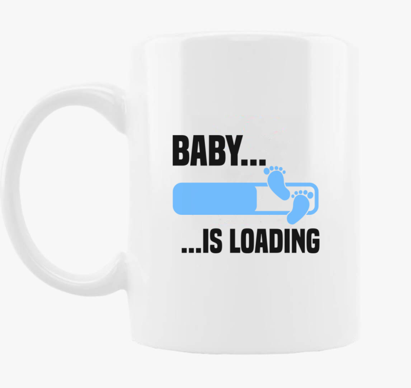 Baby is loading fant skodelica