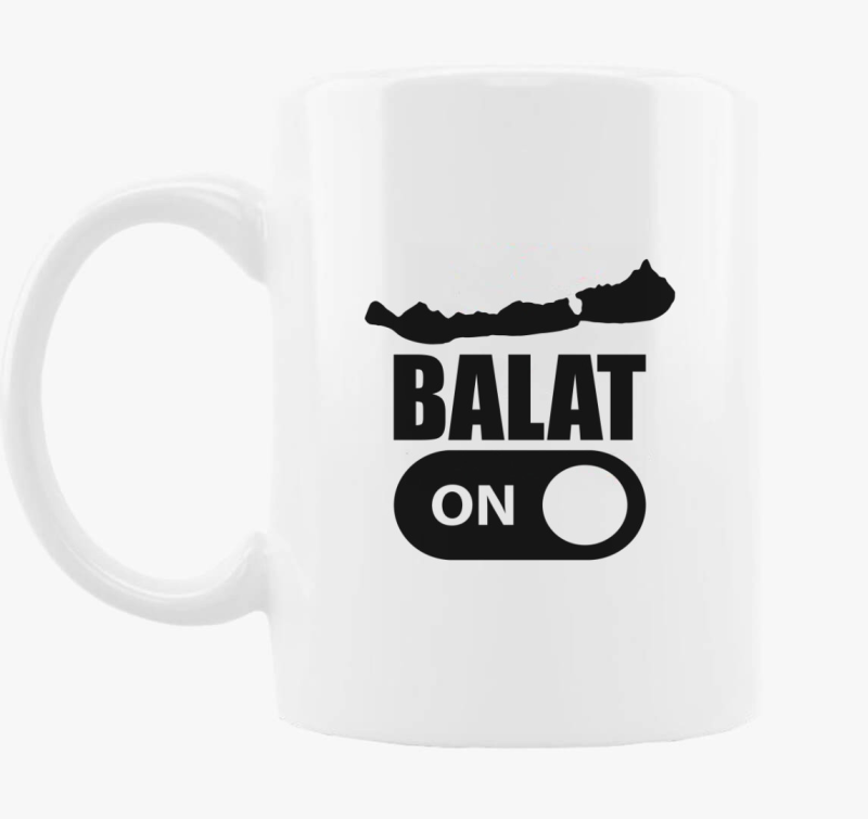Balat-ON Balaton črna skodelica