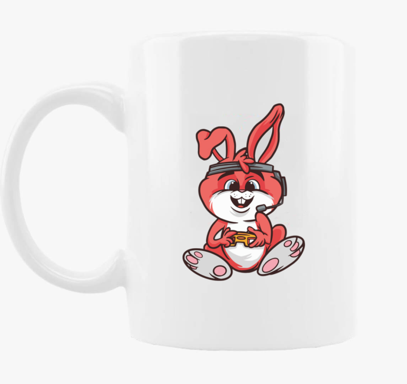 Gamer nyuszi skodelica