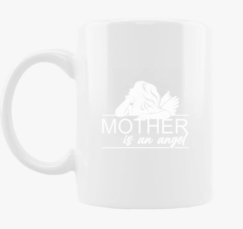 Mama angyal bela skodelica