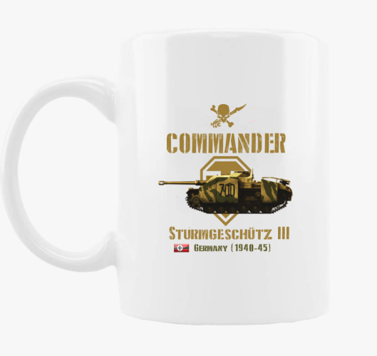 Commander STUG III skodelica