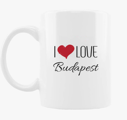 I love Budapest skodelica