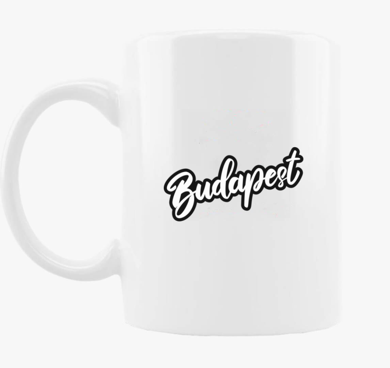 Budapest felirat skodelica