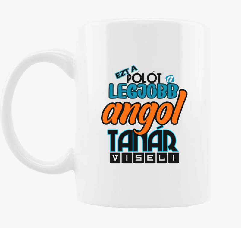 Angol učitelj skodelica