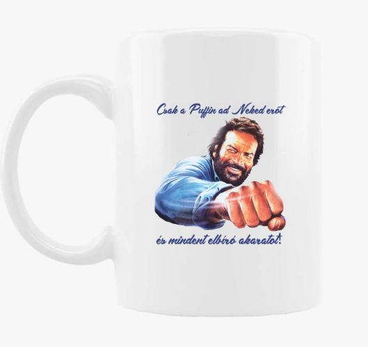 Bud Spencer puffin skodelica