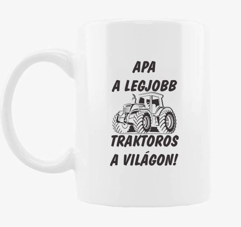 Oče legjobb traktoros skodelica
