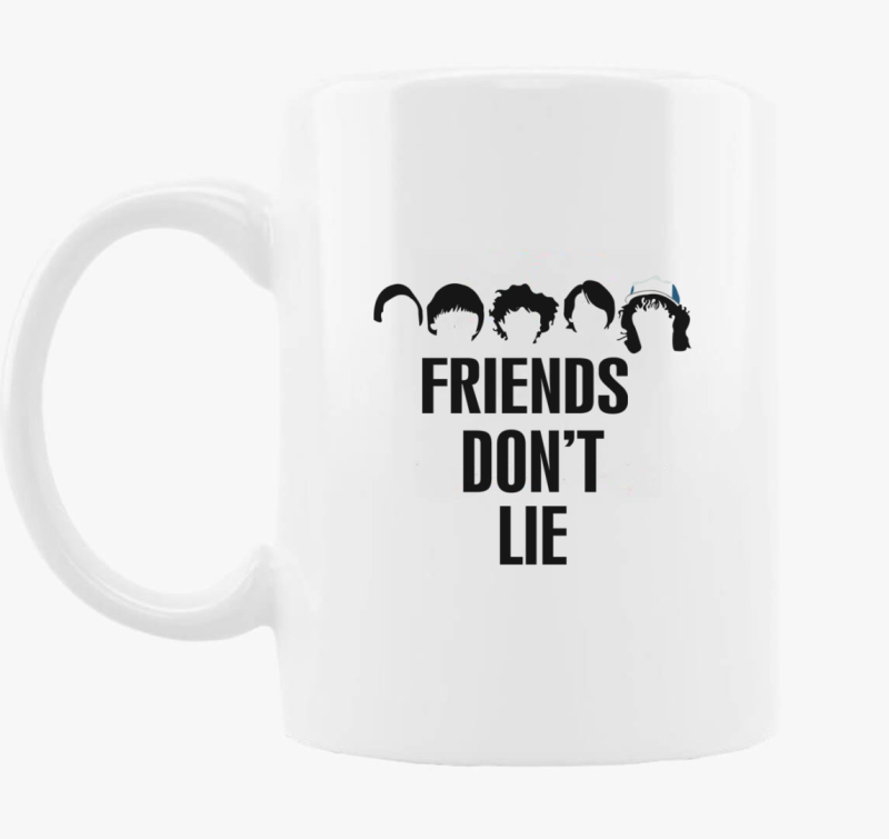 Stranger Things friends don't lie 3 skodelica