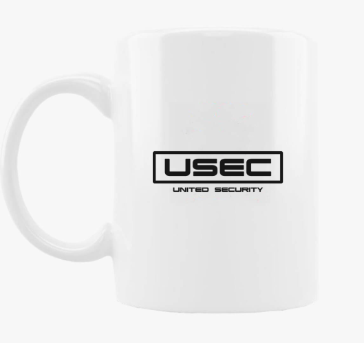 USEC feliratos skodelica