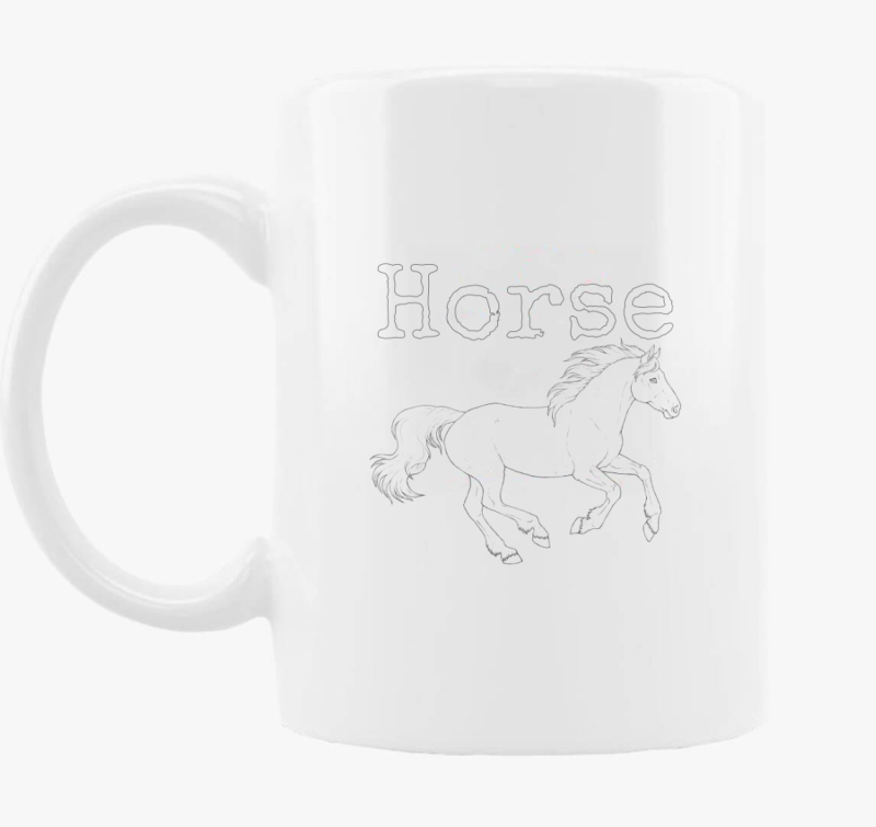 Horse feliratos skodelica