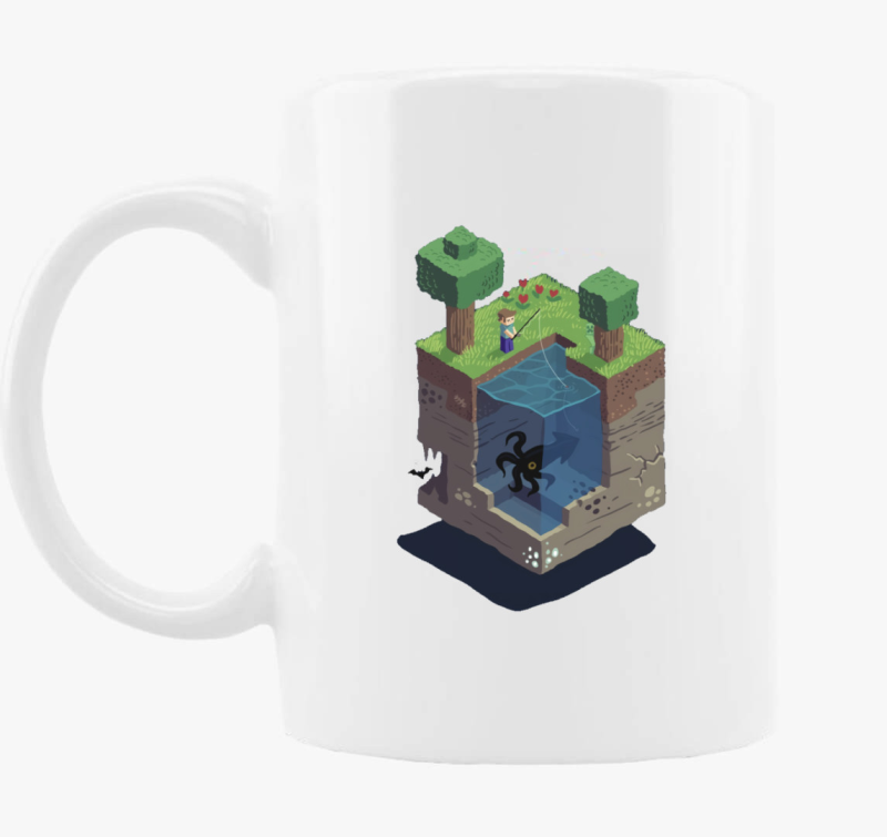 Minecraft Block skodelica