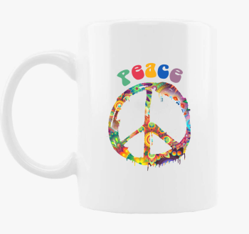 Peace jeles skodelica