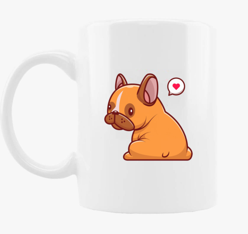 francia bulldogos skodelica