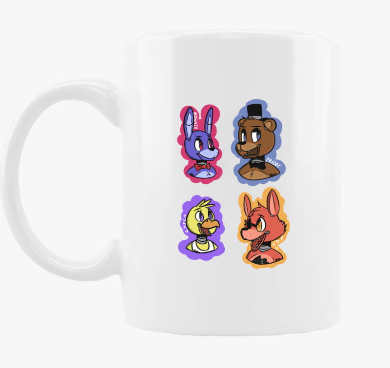 FNAF karakterek art skodelica