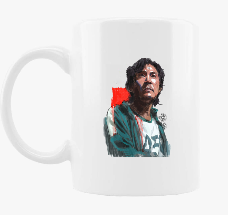 Squid Game - Seong Gi-hun art skodelica