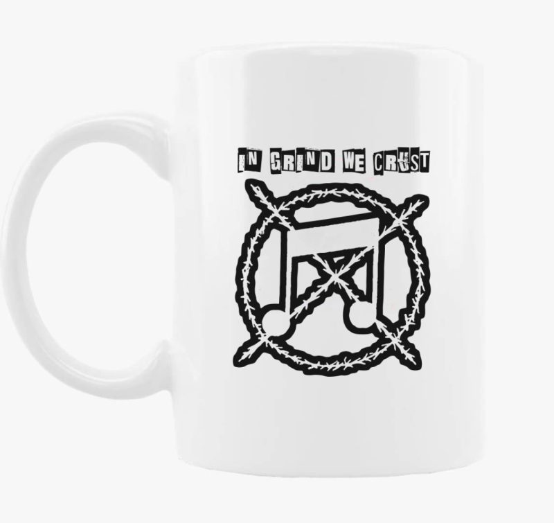 In grind we crust skodelica