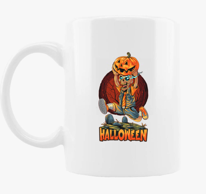 Zombi ellopta halloweeni skodelica