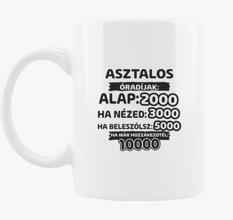 Asztalos munka skodelica