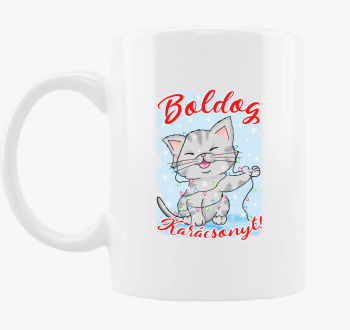 Boldog cica gyerek skodelica