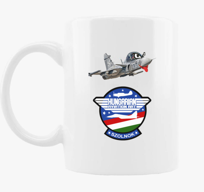 Hungarian Aviation Art Patch Gripen skodelica