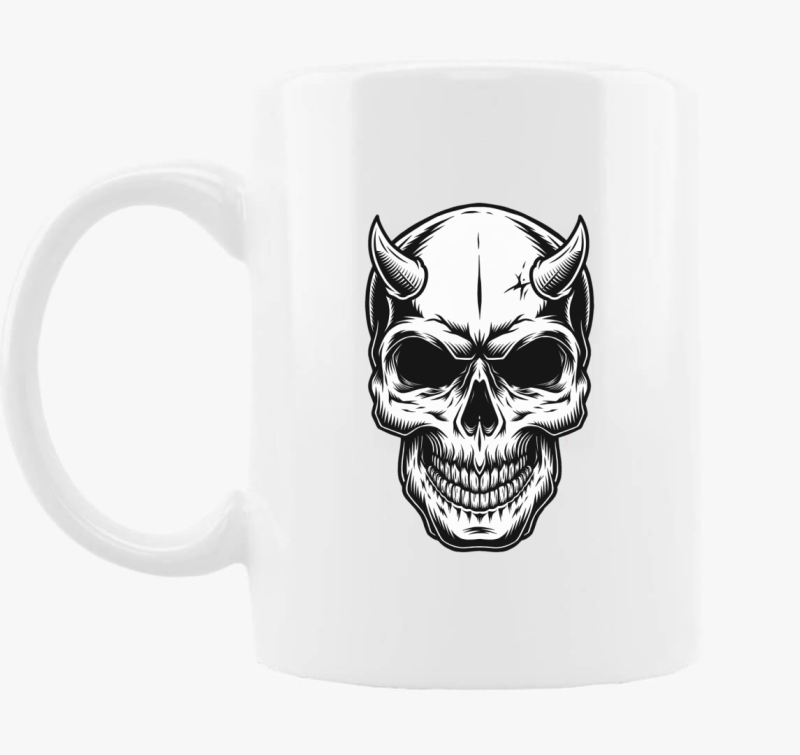 Skull koponya skodelica