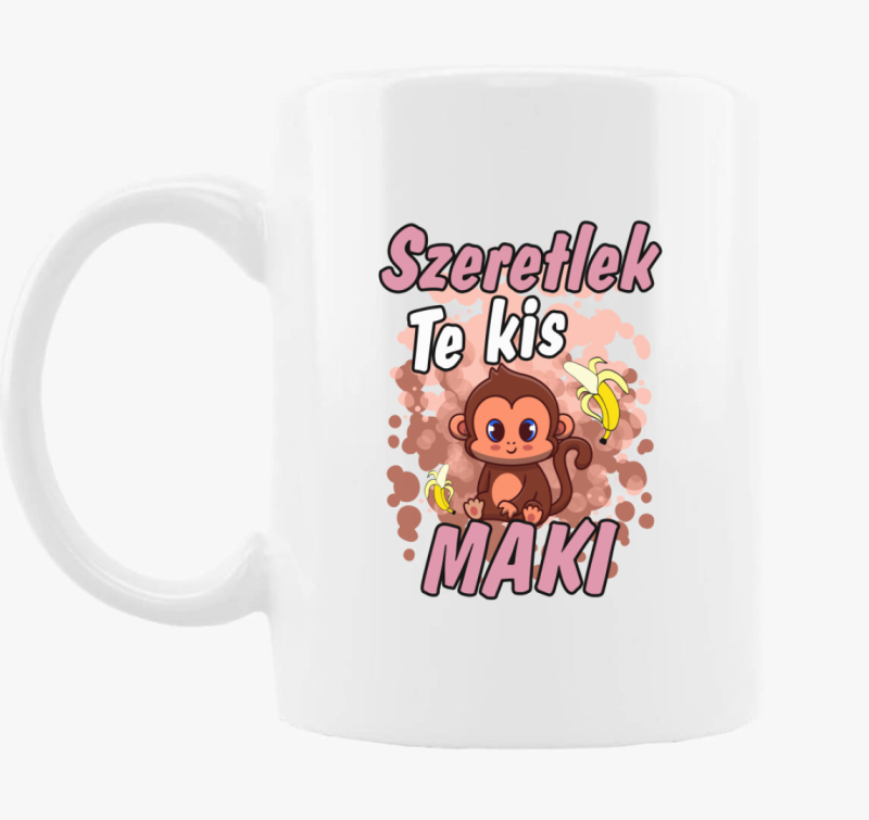 Ljubim te te kis Maki dekle skodelica