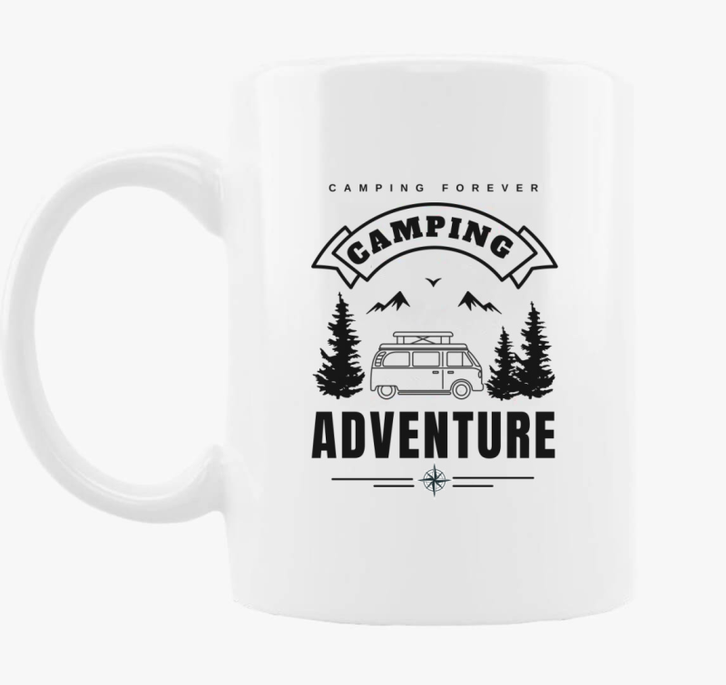 Campervan camping adventure skodelica