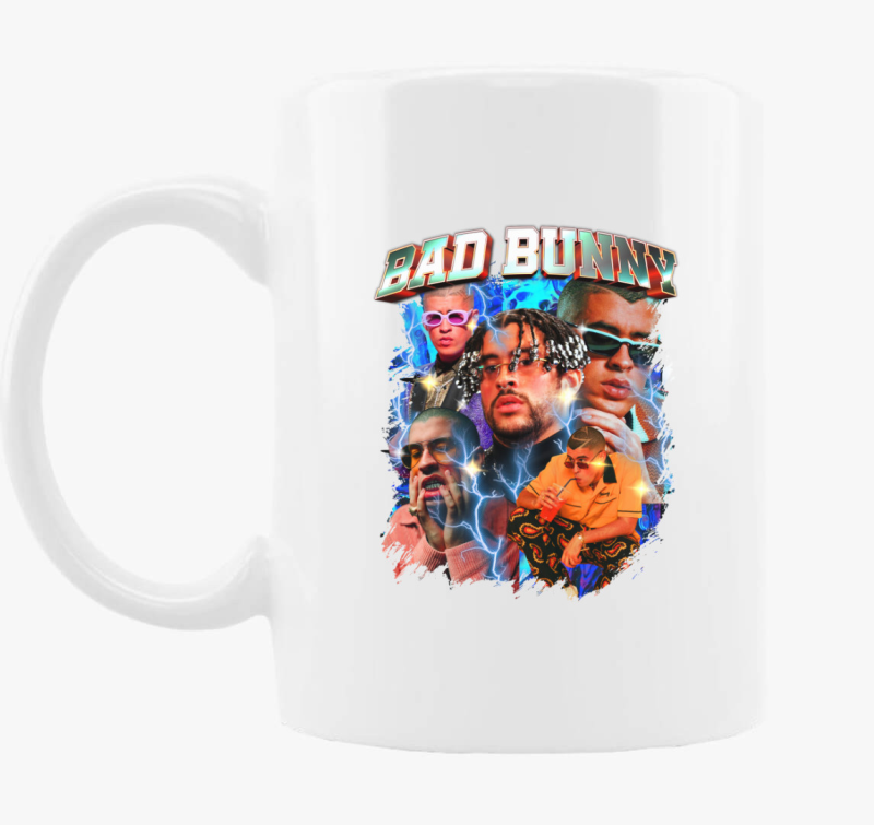Bad Bunny rapper skodelica