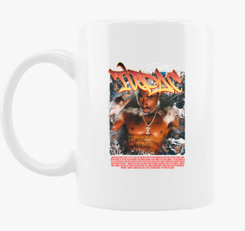 Tupac rapper skodelica