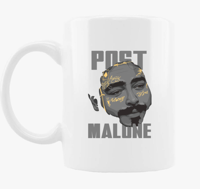 Post Malone rapper skodelica