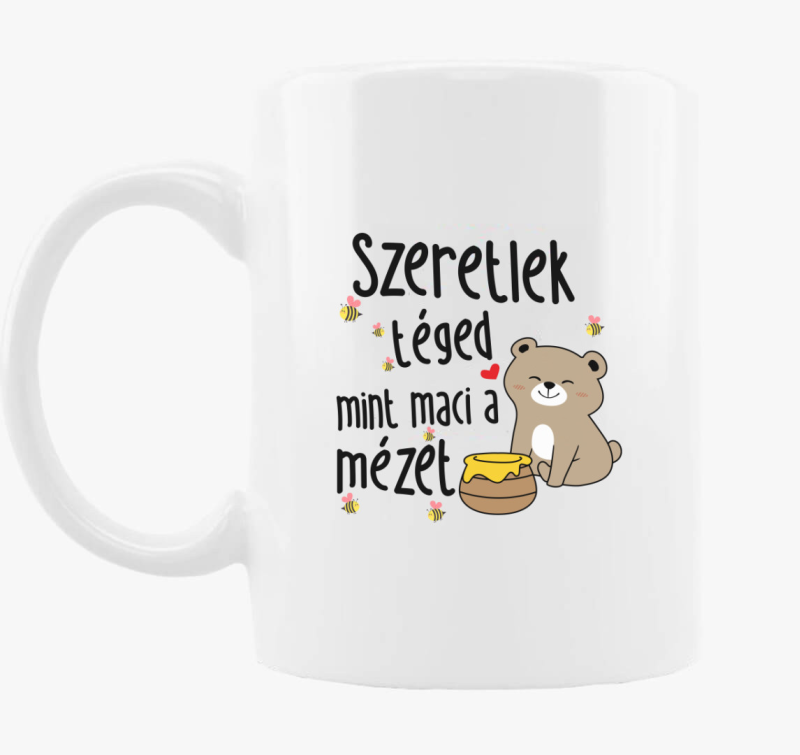 Ljubim te kot maci skodelica