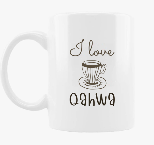 I love Qahwa - skodelica